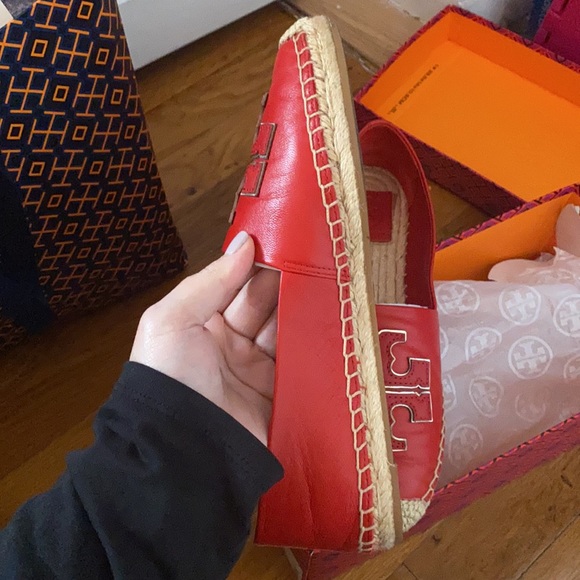 Tory Burch Red Ines Espadrille - Picture 3 of 8